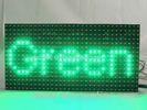 0.65kg IP65 Dip LED Screen Modules One Color Green 120 Viewing Angle