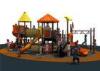 Orange Outdoor Activity Play Equipment With Water Slide Galvanized