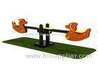 Orange Seesaw Playground Equipment Color Options Abrasion Resistance