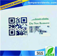 Anti-counterfeiting Label Sticker With QR Code Printed