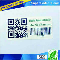 Anti-counterfeiting Label Sticker With QR Code Printed