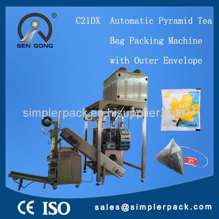 Pyramid Nylon Mesh Bag Tea Packaging Machine 