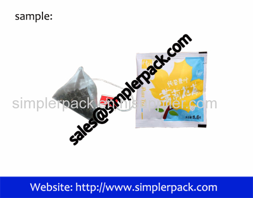 Three Dimensional Nylon Honeysuckle Tea Bag Packaging Machine