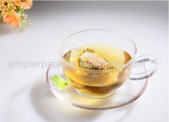 Ultrasonic Seal Pyramid Nylon Tea Bag Packaging Machine with Outer Envelope