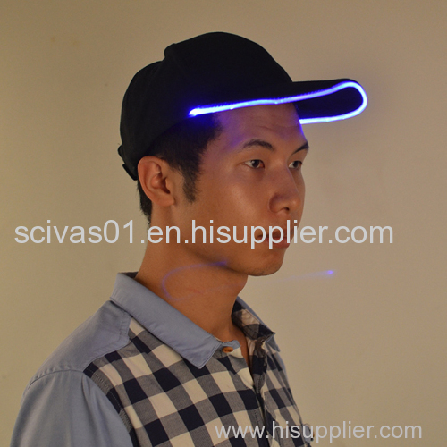 LED Fiber Light Hat