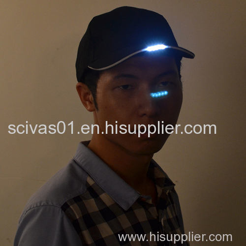 LED Fiber Light Hat
