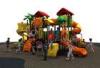 Lldpe Plastic Kids Outdoor Playground Equipment With 1090*770*480cm