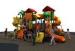 Lldpe Plastic Kids Outdoor Playground Equipment With 1090*770*480cm