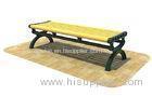 ISO9001 Outdoor Plastic Bench Seats Waterproof Wpc Composite