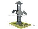 Large Black Outdoor Fitness Equipment 151* 118 * 236 CM HDPE Material