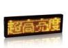 LED Display Electronic Name Tags Single Yellow Color 92x27x7 mm