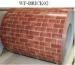 Durable PPGI Prepainted Steel Coil With Brick Patterned For Wall Panel