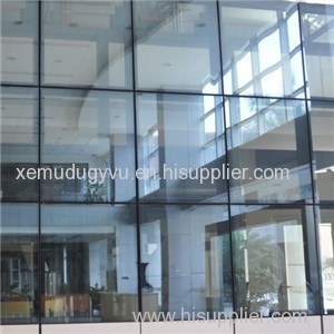 Laminated Tinted Glass Curtain Wall