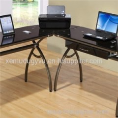 Flat Tempered Glass Furniture Table Desk Cabinet