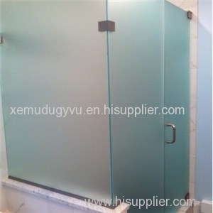 Frosted Tempered Glass Enclosure Shower Door Cubicles