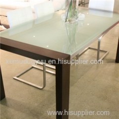 Frosted Tempered Glass Furniture Table Top