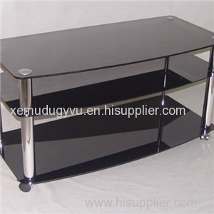 Tv Stand Rectange Glass Table Top