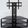 Tv Stand Irregular Shape Glass Table Top