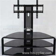 Tv Stand Irregular Shape Glass Table Top