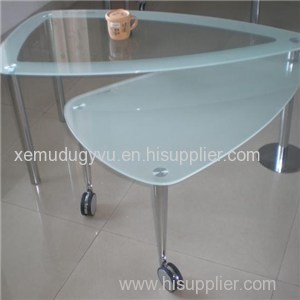 Irregular Shape Glass Coffee Table Top