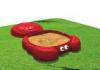 Red Indoor Playground Equipment With Children Slide 120 * 120 * 41 cm