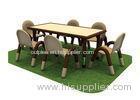 Kindergarten Children Table And Chairs Top With PP Plastic ISO9001