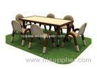 Kindergarten Children Table And Chairs Top With PP Plastic ISO9001