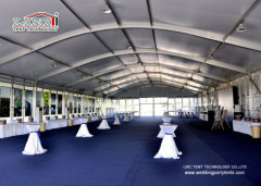 15x30m Aluminum Structure Arcum Tent with solid glass wall system