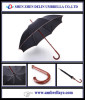 Wooden handle umbrella strong golf umbrella durable large umbrella straight umbrella