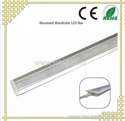 LED Recessed Wardrobe bar light