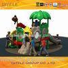 Outdoor Children Playground Equipment With Multi Slides LLDPE