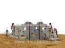 Galvanized Steel Kids Climbing Wall Curved Plate Splicing Rock Artificial