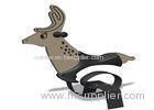 Shape Customized Playground Equipment Spring Animals With Deer Shape