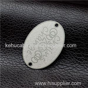 Etching Metal Clothing Tag