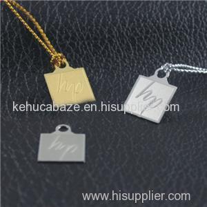 Die-Cut Metal Jewelry Tag