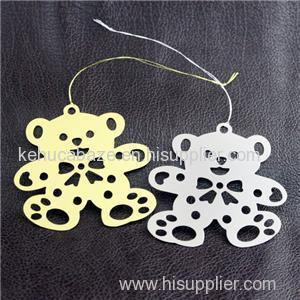 Die-Cut Plain Metal Bookmark
