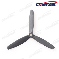 rc aircraft parts 6x4 inch bullnose 3 blades CCW propeller