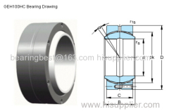 GEH100 Radial spherical plain bearings