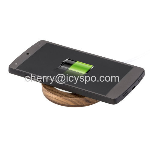 CYSPO Wood Case Wireless Charging Pad
