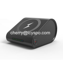 CYSPO Qi Certificated Wireless Charging Stand with 10400 mAh Power Bank