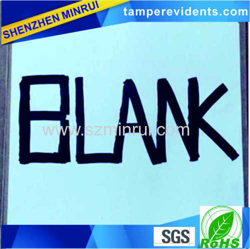 blank Anti-fake Security Label