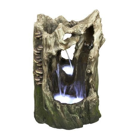 Customize stone style artificial mini fiberglass fountains water system statue