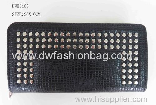 Ladies black PU wallet