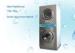 304 Stainless Steel Double Stack Washer Dryer Coin Operated Laundry Machines