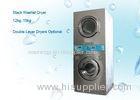 304 Stainless Steel Double Stack Washer Dryer Coin Operated Laundry Machines