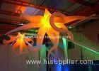 Event Ceiling Inflatable Stage Decoration LED Star Light With 210T Polyester Cloth