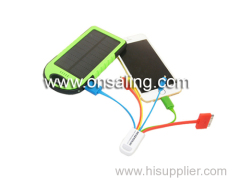 BR-PB002 DC5V /2.1 1A Solar cell phone charger