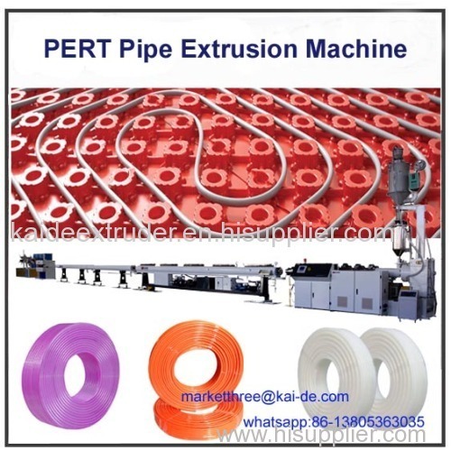 PERT heating pipe extruder machine China supplier 50m/min