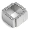 High grade strong thin neodymium flat block magnet