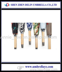 High quality wooden umbrella hot umbrella straight umbrella Customized promotional umbrella full print umbrella straight